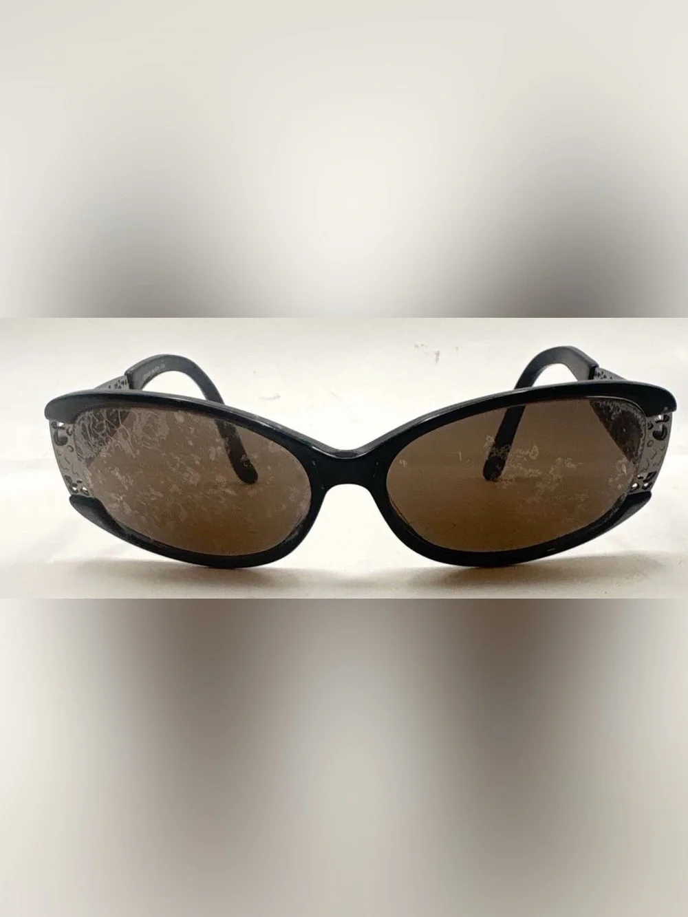 CT1021 Black Oval Sunglasses Frames Only